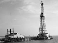 Shallow Water Derrick Drilling in Lake Barrie… 1930s 1 Shallow Water Derrick Drilling in Lake Barrie… 1930s