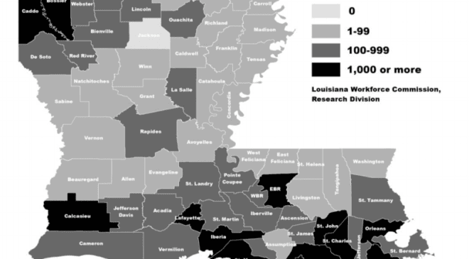 Louisiana Oil and Gas Employment