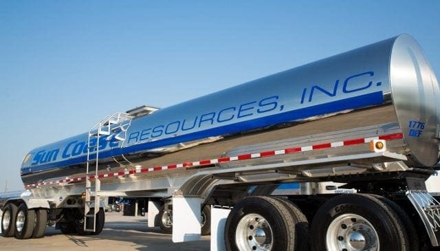 Sun Coast Resources Inc. has an extensive fuel distribution fleet