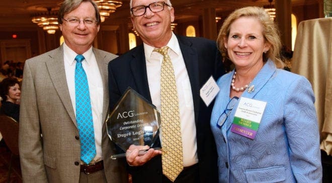 Dupré named Outstanding Corporate Growth by Louisiana Association for Corporate Growth