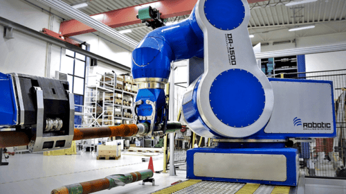 Drill Floor Robot DFR-1500 - Photo courtesy of Nabors