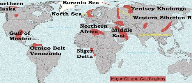 Major Sources of Crude Oil