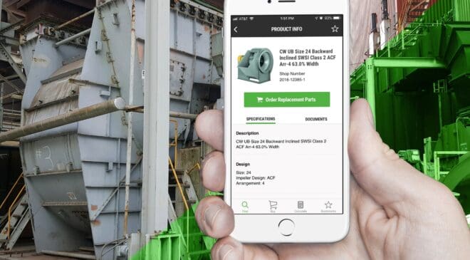 New mobile app from New York Blower helps customers access fan information on-demand