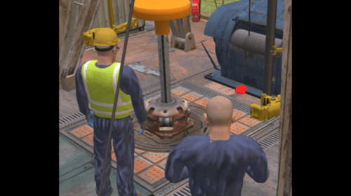 Qbit VR Drilling Platform Training Situations and Qbit VR Training – Photo courtesy of Qbit Technologies