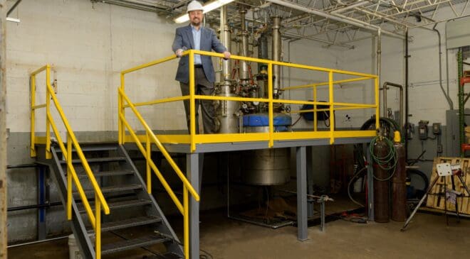 100 Gallon Stainless Steel Reactor Upgraded and Ready for One & Two Drum-Sized Quantities; 2nd Pilot Reactor Planned