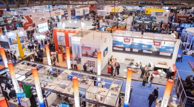 How many industry trade shows do you attend per year?