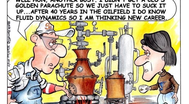 Oilman Cartoon May/June 2020 1 Fluid Dynamics