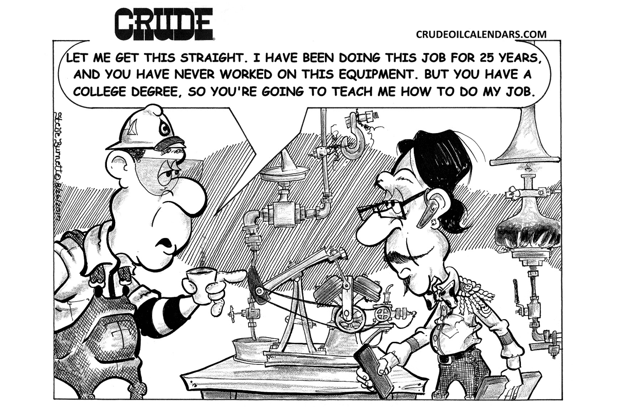 Oilman Cartoon