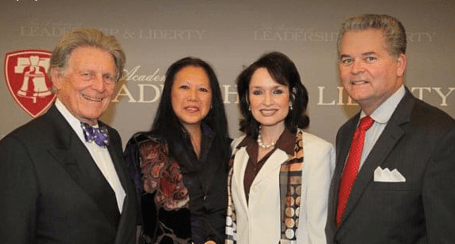 From L to R: Robert A. Hefner, III, MeiLi Hefner, Nancy and Mark Stansberry.