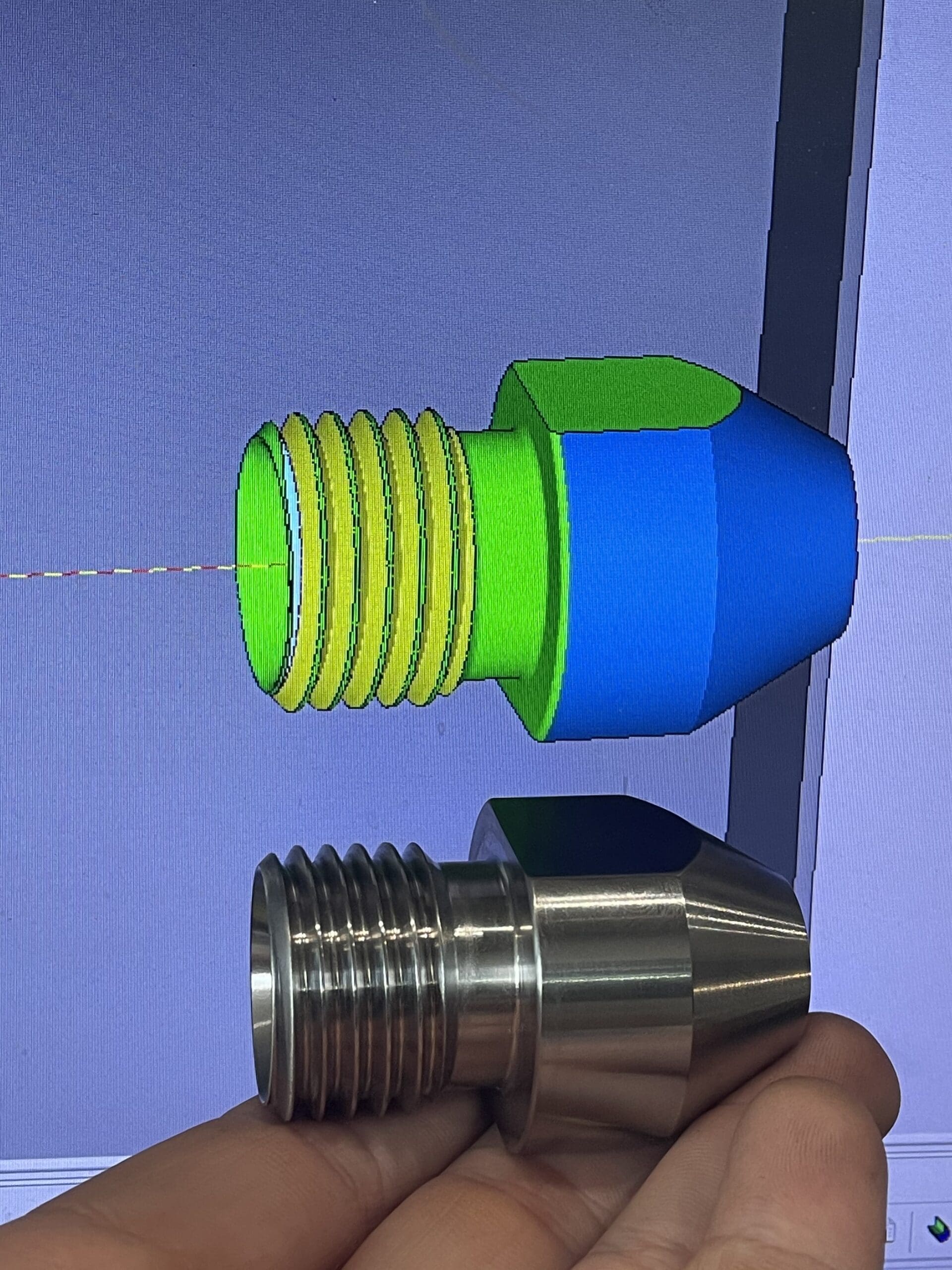 The CAM software’s digital twin feature ensures a streamlined programming process from beginning to end