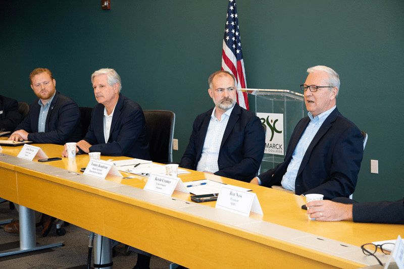 U.S. senators hosted Beaudreau in the Bakken for a roundtable listening session.