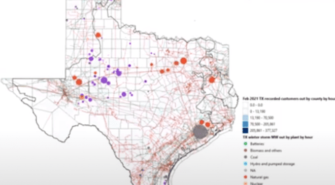 Rice News Release: Winter freeze power resources charted in time-lapse video