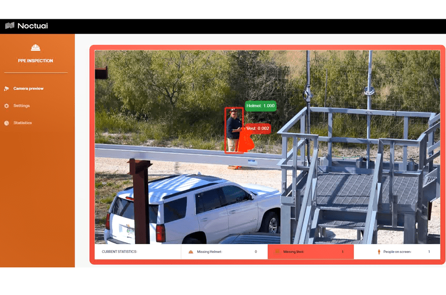 Petrochemical Automation Evolves with Smart Eyes in the Field 1 AI-enabled smart camera application detects correct usage of personal protective equipment (PPE) to reduce danger and eliminate costly fines.