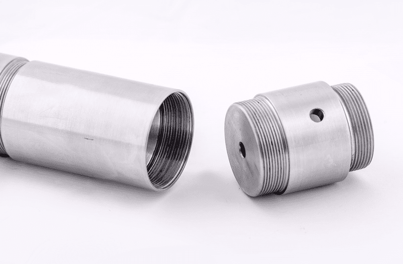 Stainless steel construction, no degrading plastics.