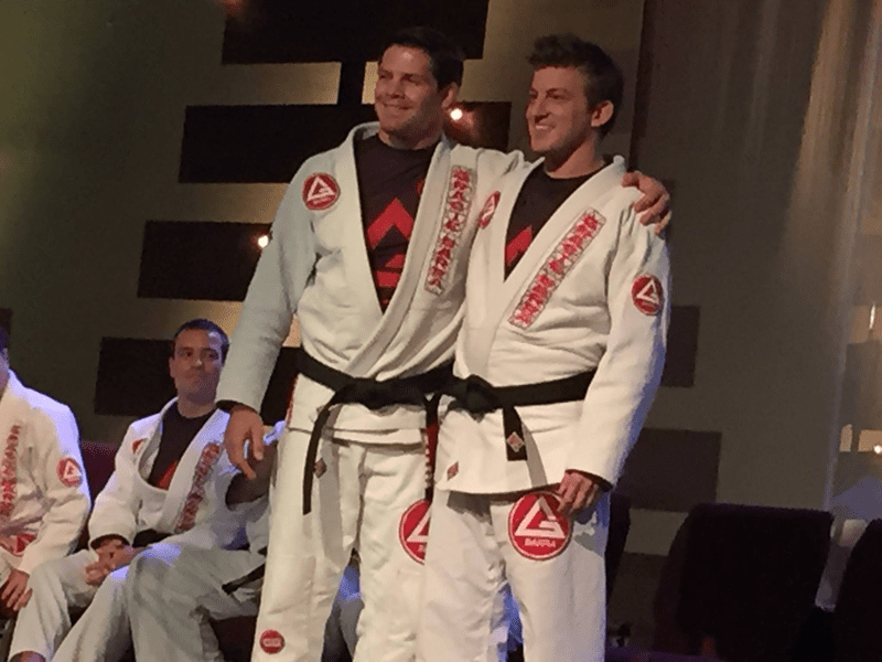 Alex Epstein getting his black belt.