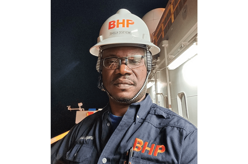 Supervising the installation of OneSubsea G2 Subsea Horizontal Xmas Tree. Photos courtesy of Olushola Odeyemi.