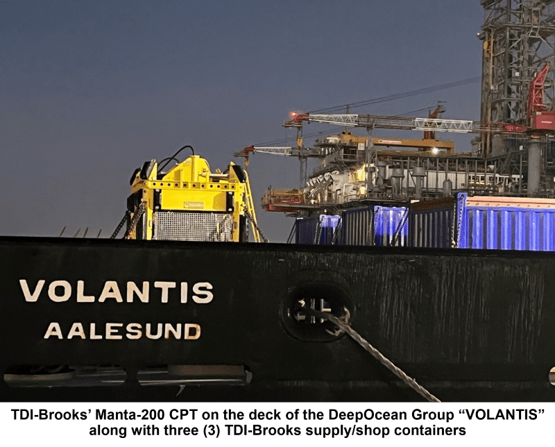 TDI-Brooks Reports Theft Of New $1 Million Deep Push Cpt (Geomil Manta-200)