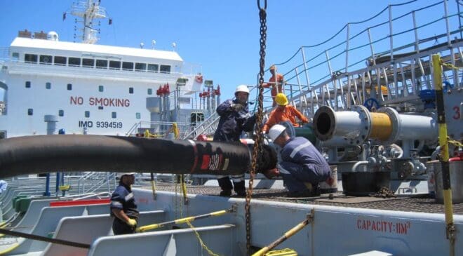 Trelleborg Exceeds Standards and Shores Up the Ship-to-Ship Hose Transfer Process