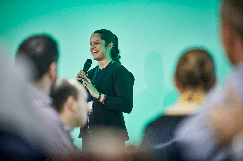 How I Built Valued at Work: A Guide for Women in Male-Dominated Fields 1 Lauren Neal leading an event for bp called “Building the Future.” (February 2020, Sunbury UK.) Photos courtesy of Lauren Neal.