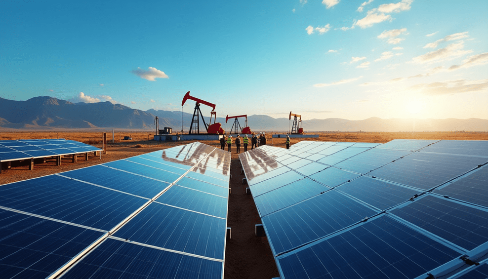 Solar Energy Integration in Oil and Gas Operations