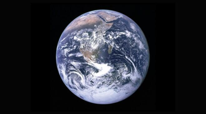Even With Trump 2.0, Oil and Gas Companies Will Still Be Grappling with Climate Change 15 Earth with clouds above the African continent