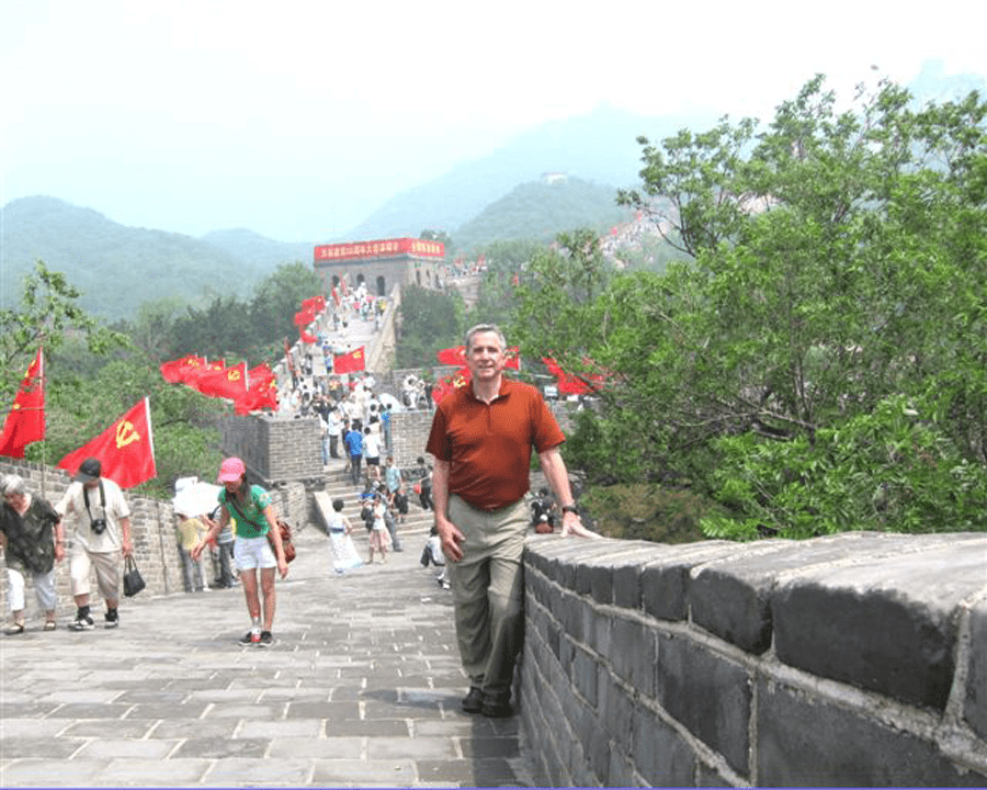 “[My daughter] Camille and I went to China to meet with a couple [companies] and I would say that was probably the most enjoyable thing we did.” Photo courtesy of Randy Nichols.