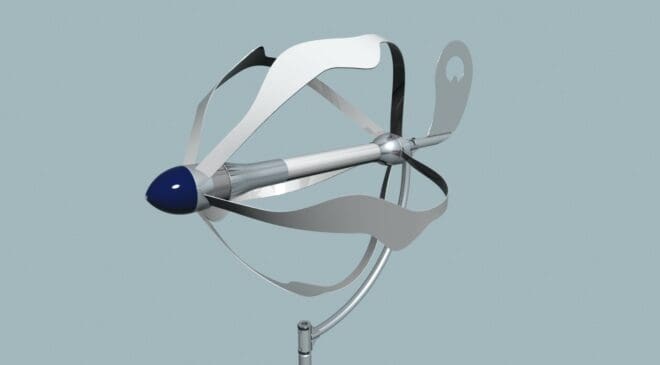 Looks like a spherical wind turbine — Brings you 2500 W free at home 2 A spherical wind turbine has been developed