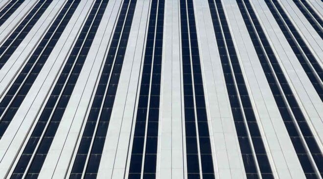 First a small solar panel was plugged into a wall socket — Now 400,000 homes generate their own power and the idea is spreading across 3 American states 12 solar panels