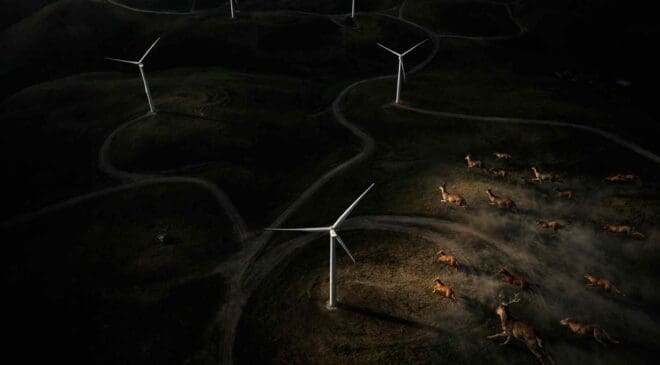 Deer and hares began avoiding certain areas without explanation — Now scientists link it to an unexpected effect from wind turbines 33 group of animals near wind turbines