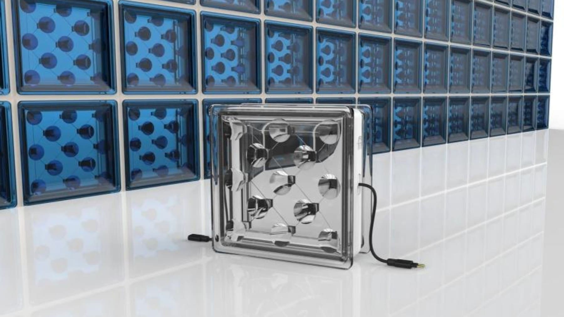 glass solar brick