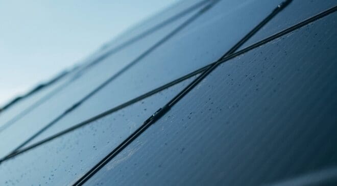 A new solar panel can collect more sunlight from both sides, helping solar farms produce more power for years 2 benjamin jopen To B9ICXPnc unsplash 1