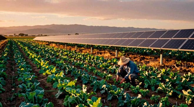 California farmers quietly growing crops beneath solar panels are producing something researchers never expected to find 28 Solar