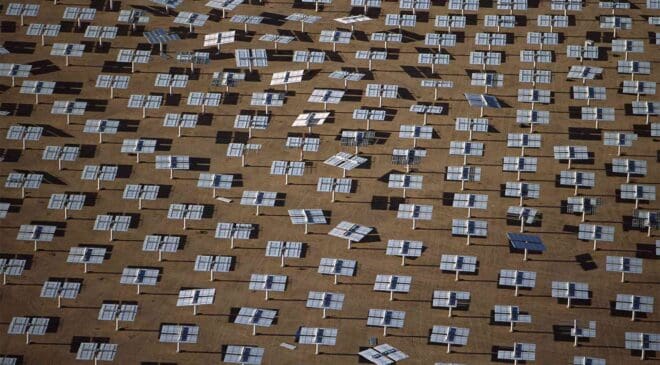 A Nevada solar farm with 2 million panels is changing what happens beneath the desert and even altering the air above it 2 solar farm in the Nevada desert