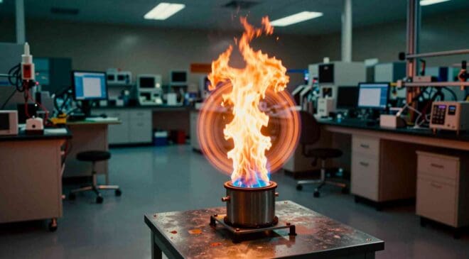 Ohio State engineers discovered that a bucket-sized device shooting invisible air rings can extinguish fires without a single drop of water 11 Ohio, fire device
