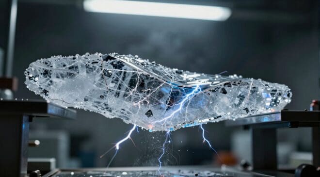 Scientists found that bending a simple piece of ice releases electricity powerful enough to spark a lightning bolt 13 Scientists found that bending