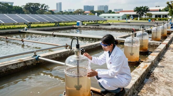 Singapore scientists found a way to turn raw sewage into clean fuel and food using nothing but sunlight 45 Singapore scientists