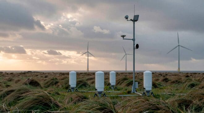 Triple lidar system validated for wind turbulence measurement at near-coastal site in northern Germany 9 Wind turbines