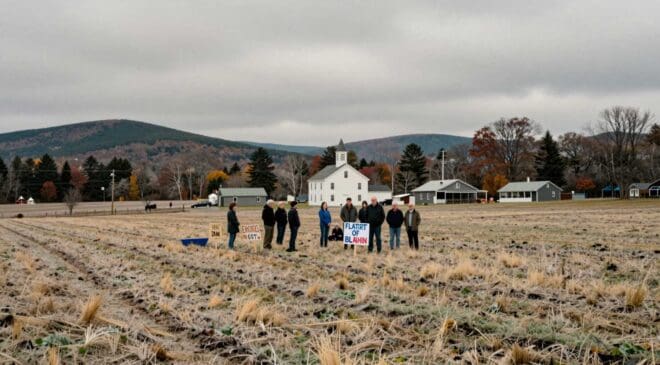 Vermont town of Lowell divided over proposed 5-MW solar farm on community hayfield, with formal opposition filed before state regulators 32 Vermont town of Lowell