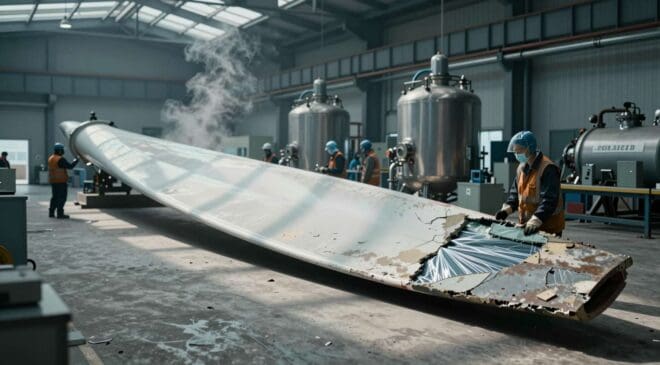 WSU researchers develop chemical-free recycling process for wind turbine blades that yields stronger plastics 28 WSU researchers