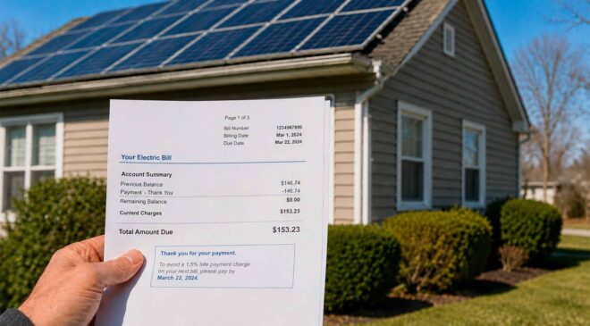 An Illinois homeowner sent a megawatt-hour of solar power back to the grid and still received a $153 electric bill because of one hidden rate-plan trap 5 1. URG An Illinois homeowner sent a megawatthour of