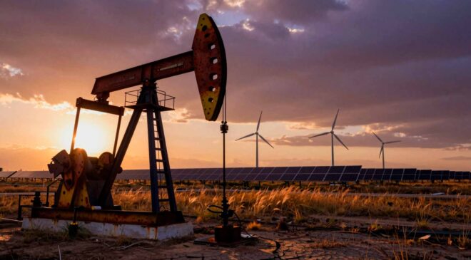 America has 3.9 million abandoned oil and gas wells, and researchers found the heat inside could turn them into underground batteries for wind and solar 10 Wind, oil derrick