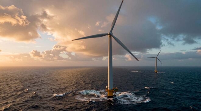 Floating offshore wind turbines that rock and surge on the ocean can actually produce more power and a new simulation explains why 21 Wind turbine