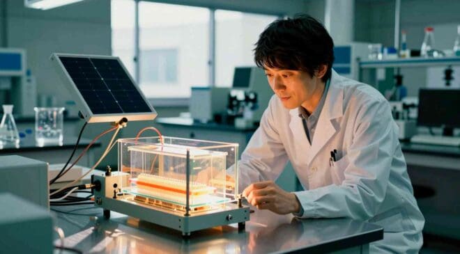 Osaka scientists taught a sun-powered reactor to manage its own electricity like a plant, and it works without a single battery 24 Sun, scientist