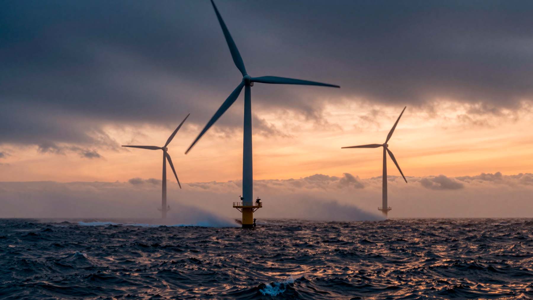A floating wind turbine rocked with the waves, and the turbine behind it produced up to 26% more power while absorbing new fatigue loads 1 11. GES A floating wind turbine rocked with the waves and