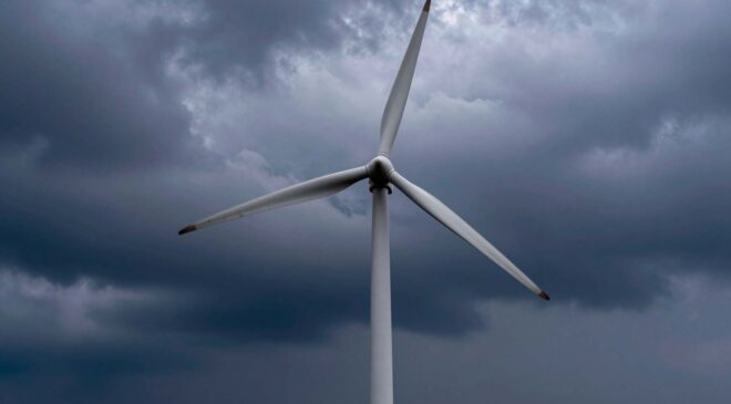 A parked wind turbine looks safe during a storm, but wind hitting its blades backward creates violent forces today’s safety models still cannot fully predict 11 12. GES A parked wind turbine looks safe during a storm