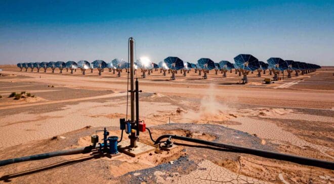 Freezing winter nights in a Chinese desert are quietly being turned into summer power for a solar plant that cannot afford to overheat 33 13. GESTION Freezing winter nights in a Chinese desert are quietly being turned into summer power for a solar plant that cannot afford to overheat