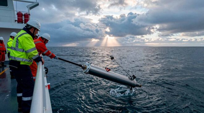 Australian engineers borrowed the design of a speargun from the ocean and turned it into a tool that could make offshore wind farms far cheaper to build 49 14. GES Australian engineers borrowed the design of a speargun