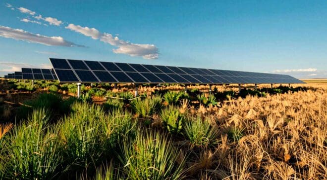 Colorado's solar panels are moonlighting as drought shields for the grasslands beneath them 48 14. INTERNAL Colorados solar panels are moonlighting as drought shields for the grasslands beneath them