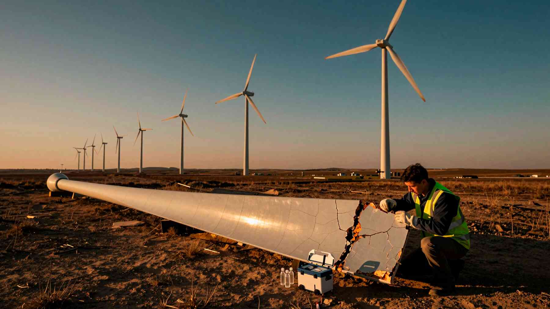 19. INTERNAL Washington researchers have found a surprisingly simple way to turn old wind turbine blades into even stronger plastics