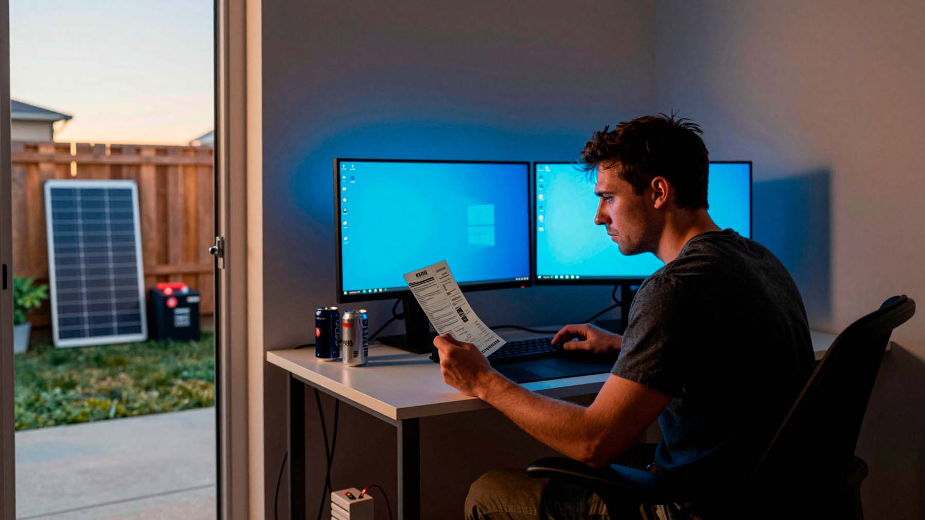 A California gamer got a $389 power bill and built a backyard solar system that renters across the country are now watching closely 1 21. GES A California gamer got a 389 power bill